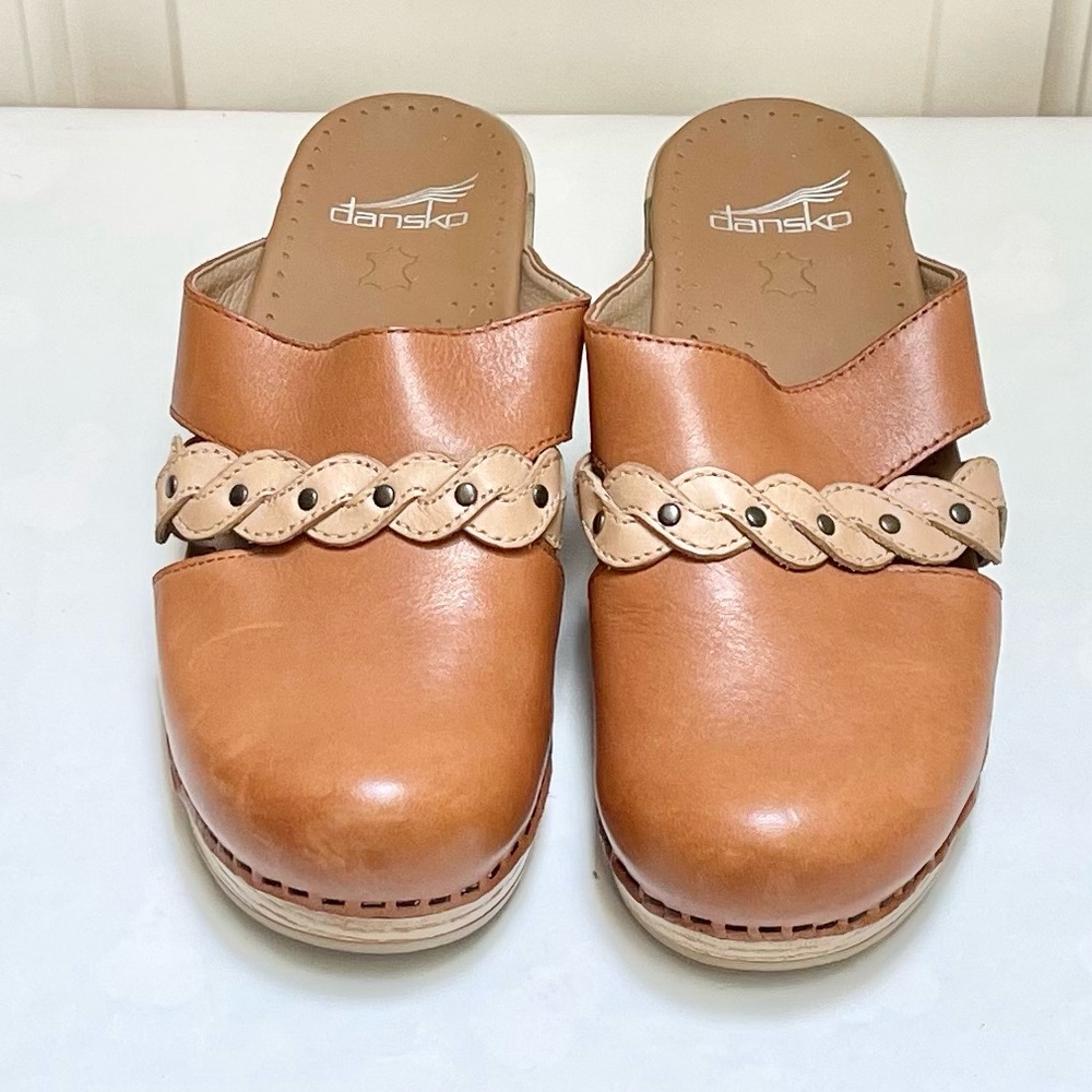 Dansko Sherise braided slip on clogs - Picture 2 of 11
